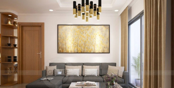 Nhà đẹp, giá rẻ! Tòa C2 chung cư D'Capitale 2PN, 1VS full nội thất giá 12tr/th