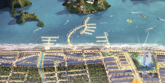 Đất nền sổ đỏ ven biển vịnh Bái Tử Long