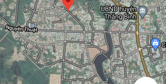 Mặt tiền đường Lý Tự Trọng hà lam thăng bình Quảng Nam