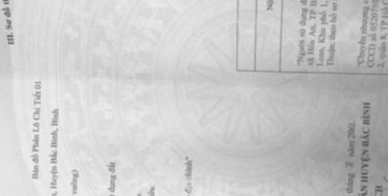 Bán nhanh lô đất 2ha thị trấn lương sơn, bắc bình sổ riêng 70k/m2 Lh 0938677909