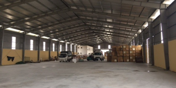 Cho thuê kho xưởng DT 1450m2 KCN Lai Xá Hoài Đức Hà Nội.