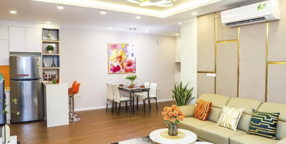 Căn góc 98,6m2 3 phòng ngủ, view sông thoáng mát, gần Aoen Mall Long Biên.