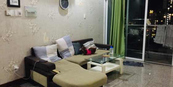 Bán căn hộ New Saigon có 2pn, 2wc, tặng nội thất, lầu cao giá 2.08 tỷ