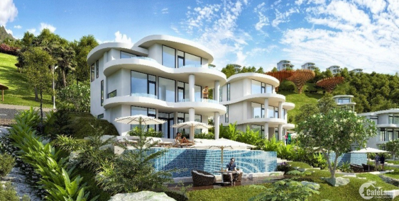 Bán căn BT nghỉ dưỡng đẹp nhất Lâm Sơn Hòa Bình, 400m2, full NT, SĐCC, view hồ