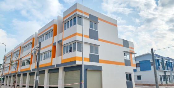 Mở bán mặt tiền shophouse 1 trệt 2 lầu, mặt tiền vành đai 4. Ngay ĐH Việt Đức