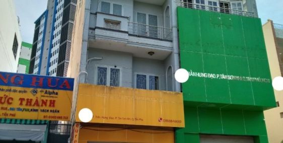 Bán nhà mặt tiền Trần Hưng Đạo, 90m2, 1 trệt 2 lầu. sân thượng, 14 tỷ, Tân Phú