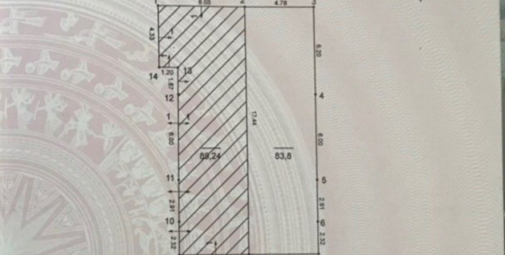 Bán đất  mặt đường 800A, dt 84m2, MT 5m, 2 mặt ngõ ô tô 4 chỗ vào được
