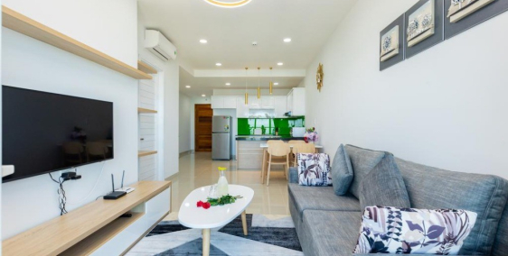 Cho thuê căn hộ cao cấp Gold sea 1PN view biển