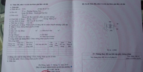 hính chủ bán 38.6m đất Ỷ La, ô tô tránh cách 20m