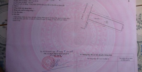 Cần tiền nên cần bán gấp lô đất MT đường Phạm Thế Hiển có SHR 1ty500