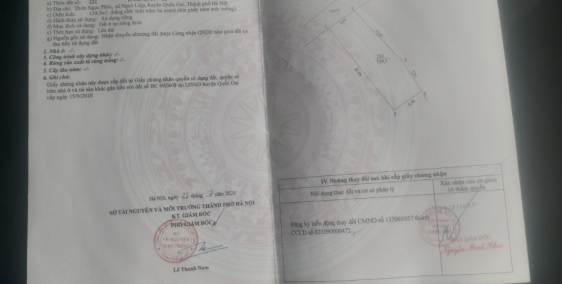 Cần Bán 3 Lô Đất Thổ Cư Vị trí Đẹp tại Ngọc Liệp, Quốc Oai.  LH: 0972650505