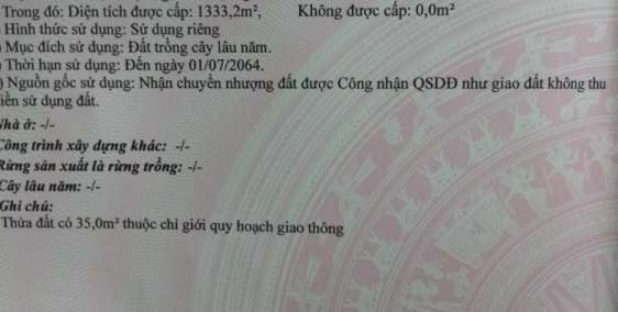 Cần bán GẤP đất ở xã Bầu Trâm, TP Long Khánh , Tỉnh Đồng Nai
