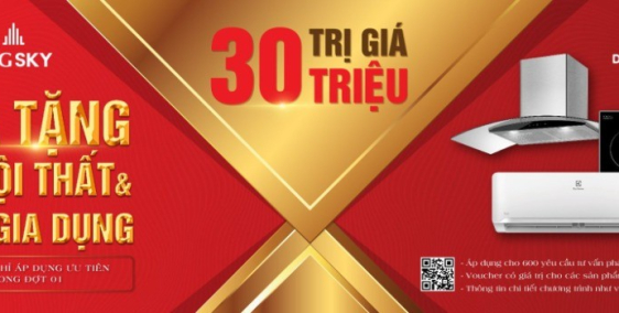 Combo nội thất 30tr và chính sách NH ko lãi suất khi sở hữu Căn hộ khu Đông SG