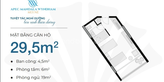 Bán căn hộ chính chủ Apec Mandala Wyndham Mũi Né.