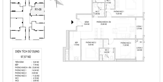 CĂN 3 NGỦ VIEW TRỌN SÔNG HỒNG – HỒ TÂY TẠI SUNSHINE RIVERSIDE 98M2 CHỈ 3.85 TỶ