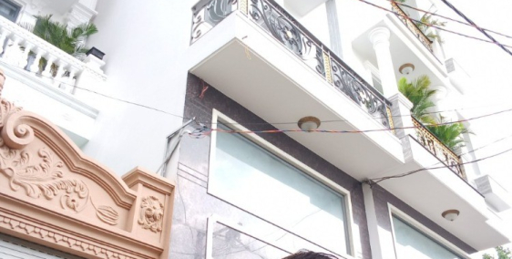 Biệt thự đường Thống Nhất, Gò Vấp, 5 tầng - HXH - Nở hậu. 0786596365