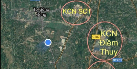 Đầu tư đất nền Khu Công Nghiệp cạnh VINCOM Plaza tp Sông Sông