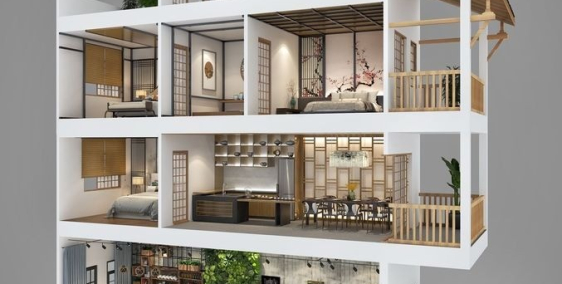 Nhà 4 tầng full nội thất, trong Resort khoáng nóng gần Hà Nội, giá cạnh tranh