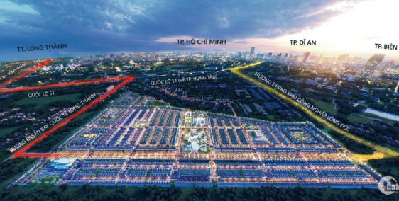 Bán nhanh lô gần cổng chính Gem Sky World, giá gốc CĐT, NH hỗ trợ 70%