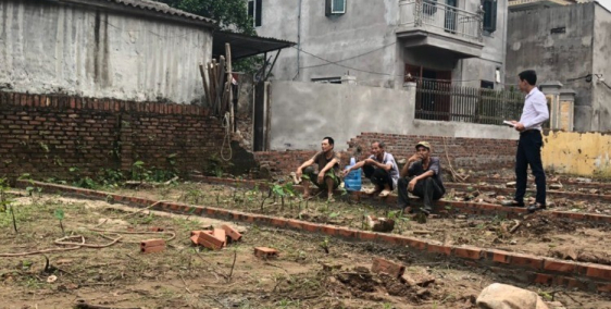 Chính chủ cần bán đất thổ cư sổ đỏ 34m2 vuông vắn,Yên Vĩnh,xã Kim Chung giá 28 t