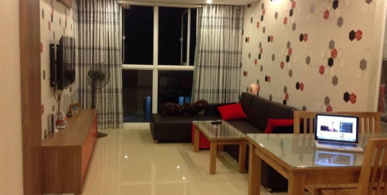 Cho thuê căn hộ Hưng Phát 1 có 2 phòng ngủ, 2wc, lầu cao, full nội thất giá 10tr