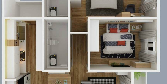 Căn hộ mới bàn giao, mt võ văn kiệt, 2pn vào ở ngay