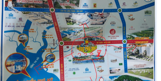 Đất nền Khu dân cư Phú mỹ ( gần sân bay long thành )