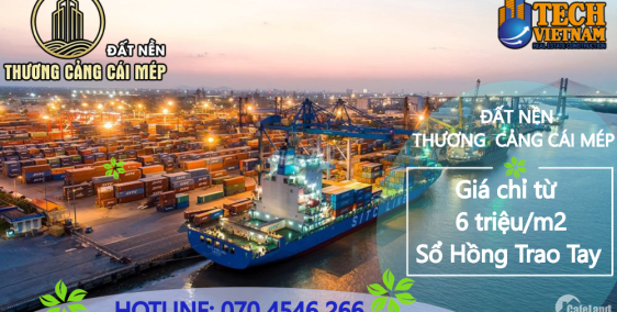 Đất Nền Thương Cảng Cái Mép tại Thị Xã Phú Mỹ