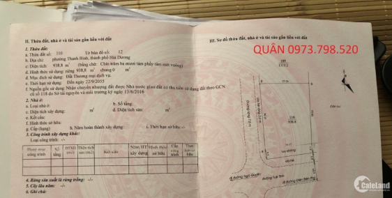 Bán đất thương mại dịch vụ mặt phố Tuệ Tĩnh kéo dài, TP Hải Dương, vị trí đắc đị