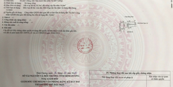 Đất Phú Mỹ, Thủ Dầu Một, Bình Dương, Giá rẽ