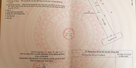 BÁN HOẶC CHO THUÊ KHO – PHƯỜNG ĐỊNH HÒA, THỦ DẦU MỘT. DIỆN TÍCH 597,4M²(10X59, C