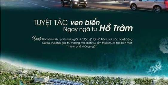 KHU PHỨC HỢP THƯƠNG MẠI GIẢI TRÍ SẦM UẤT BẬC NHẤT HỒ TRÀM " AXIS HỒ TRÀM "