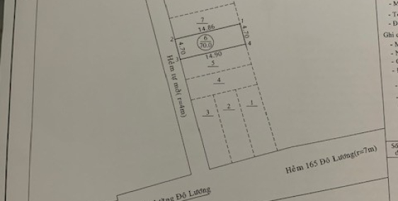 Đất sổ đỏ 70m2 (4.7 x 15) Phường 12, TP. Vũng Tàu