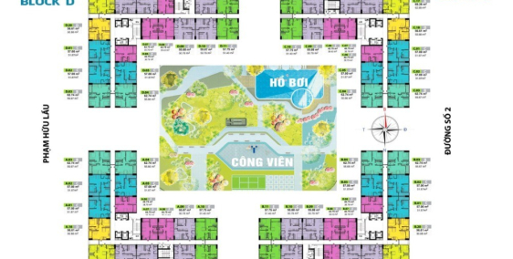 BÁN CĂN HỘ BCONS GARDEN 2PN TẦNG TRUNG VIEW NỘI KHU+HỒ BƠI TRÀN.GIÁ 1.13 TỶ TRỌN