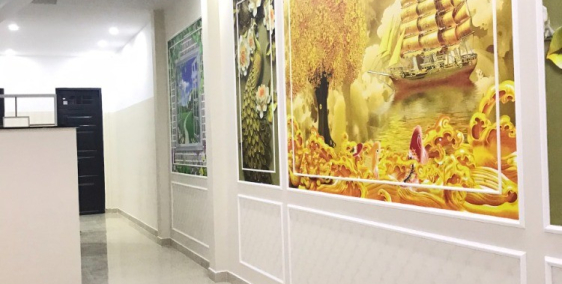 nhà 1 trệt 1 lầu gần ngã tư Bình chuẩn