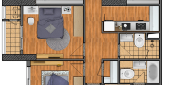 GoldSilk Vạn Phúc, Hà Đông.Cho thuê căn 3PN full đồ giá 12tr/tháng.