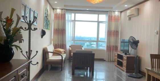 Cho thuê căn hộ Hoàng Anh An Tiến 2pn, full nội thất, lầu cao giá 9 triệu/tháng.