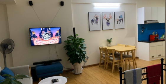 Cho thuê căn hộ flora fuji 55m2 1+1pn full nội thất như hình, giá thuê 7tr5/th