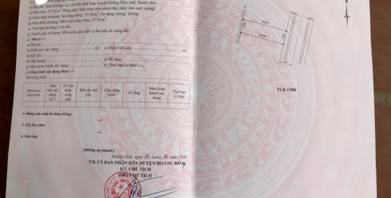 cần bán lô đất mặt bằng 138 thị trấn bút sơn gần chợ bút sơn