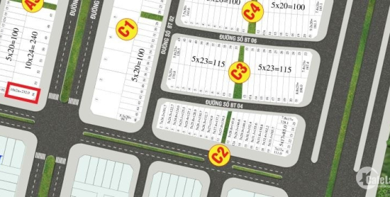 Bán 256m2 đất xây biệt thự giá 2,3tỷ thanh toán 25% nhận đất sử dụng ngay