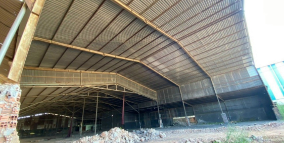 Cho thuê xưởng gần cảng Thạnh Phước, Tân Uyên, Bình Dương. Mặt tiền 100 mét