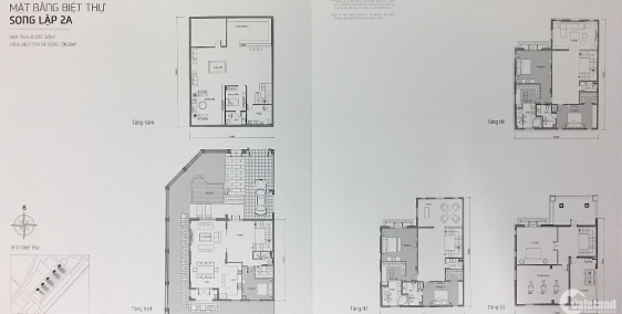 Bán biệt thự Bason Quận 1, 1 hầm + 1 trệt + 2 lầu + áp mái, 10x22.5m