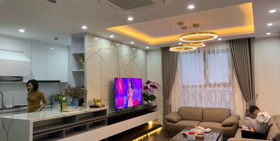 Cho thuê gấp chung cư Kosmo 2PN, 2WC, 80m2, full đồ giá 11tr/th.