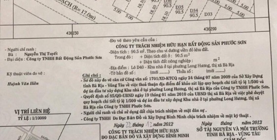 đất dự án Long Hương ecopart, thuộc thị xã Bà Rịa