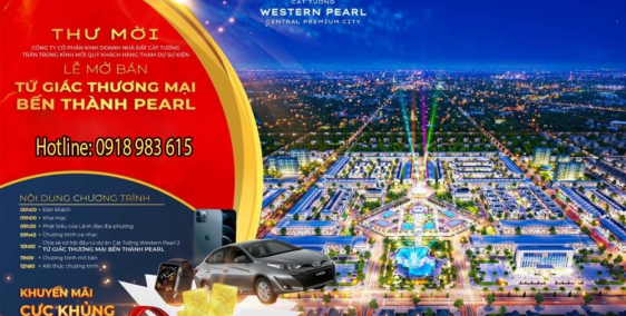 Dự án đất nền, thương phố đẳng cấp nhất Tây Nam Bộ