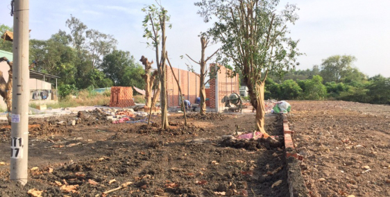 Chủ Nợ Di Nên: Bán lô đất sổ đỏ 6x24m.Ngay mặt tiền đường Mỹ xuân.