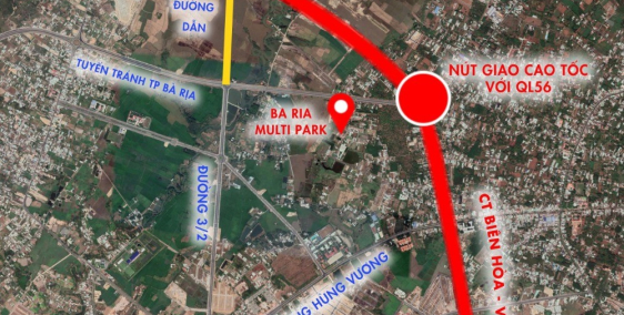 Dự án mới TP Bà Rịa ngay đường 3/2 chỉ 450tr