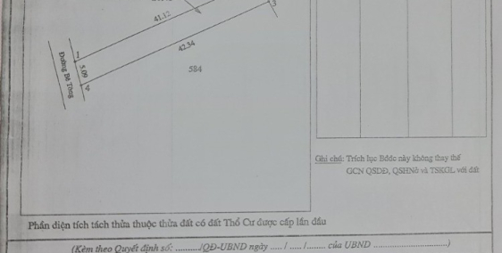 Đất mặt tiền đường bê tông 4m có điện đường kế kcn hiệp thạnh