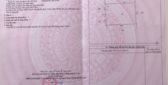 Bán đất sổ riêng. Đối diện sân bay quốc tế Long Thành, công chứng ngay.