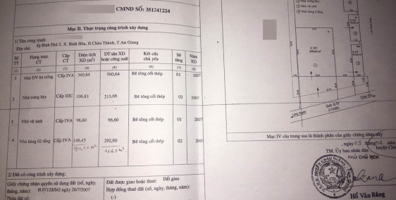 Cần bán gấp lô đất mặt tiền QL91, Châu Thành, An Giang